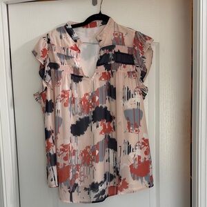 Abstract Print Women's Top